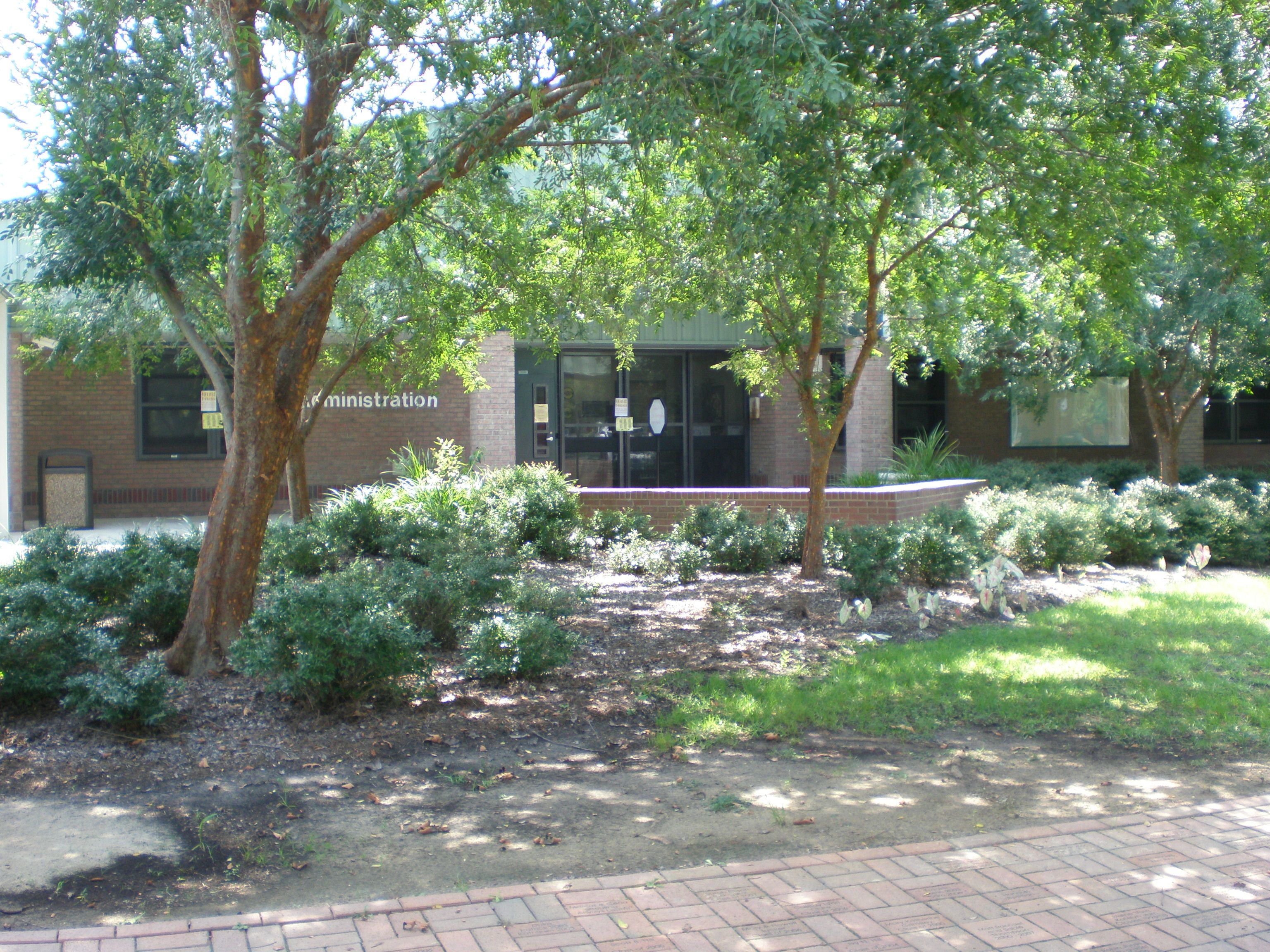 Front of school